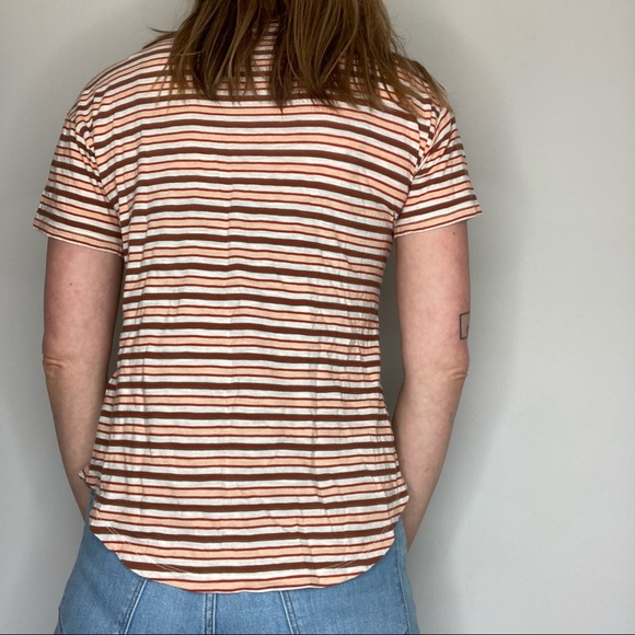 Madewell striped crewneck short sleeve tee small - Picture 2 of 5